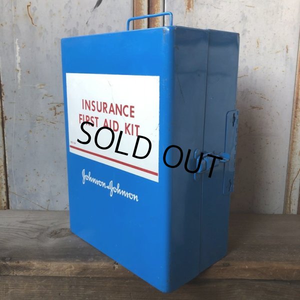 画像2: Vintage Johnson&Johnson First Aid Kit Mettal Box Cabinet (Ｔ807） (2)