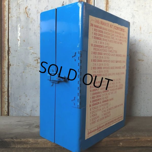 画像3: Vintage Johnson&Johnson First Aid Kit Mettal Box Cabinet (Ｔ807） (3)