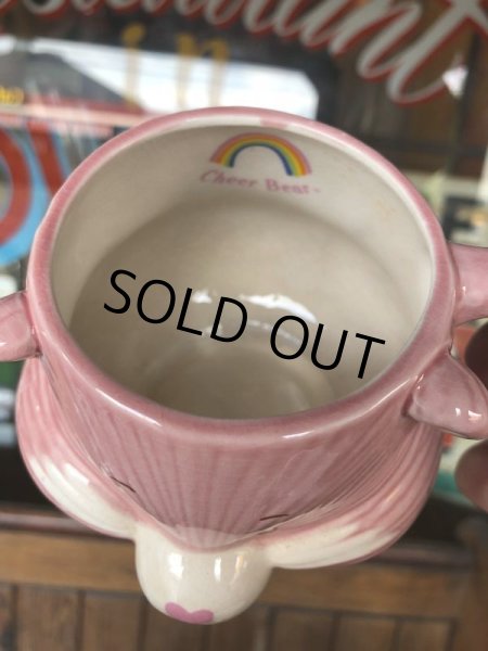 画像2: Vintage Ceramic 3D Mug Care Bear Cheer (T830) (2)