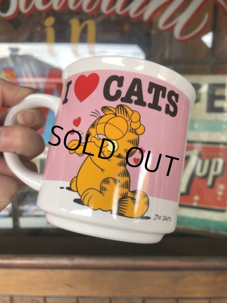 画像1: Vintage Ceramic Mug Garfield (T824) (1)