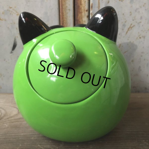 画像5: Vintage M&M's Ceramic Candy Pot Green (T809) (5)