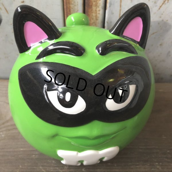 画像3: Vintage M&M's Ceramic Candy Pot Green (T809) (3)