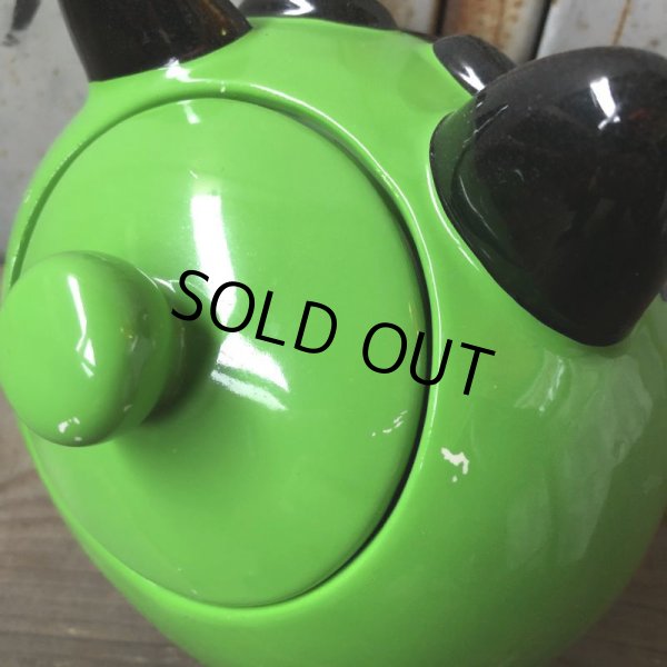 画像7: Vintage M&M's Ceramic Candy Pot Green (T809) (7)