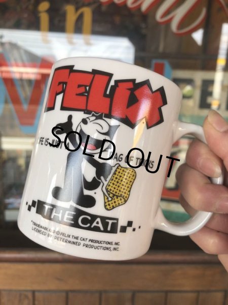 画像1: Vintage Ceramic Mug FELIX THE CAT (T822) (1)