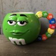 画像2: Vintage M&M's Ceramic Mug Green (T810) (2)