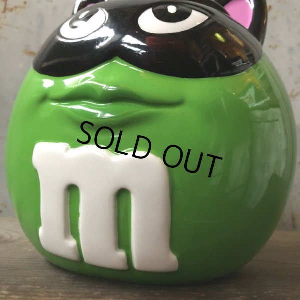画像9: Vintage M&M's Ceramic Candy Pot Green (T809) (9)