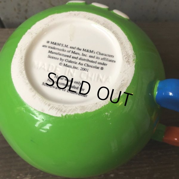 画像10: Vintage M&M's Ceramic Mug Green (T810) (10)