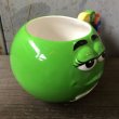 画像3: Vintage M&M's Ceramic Mug Green (T810) (3)