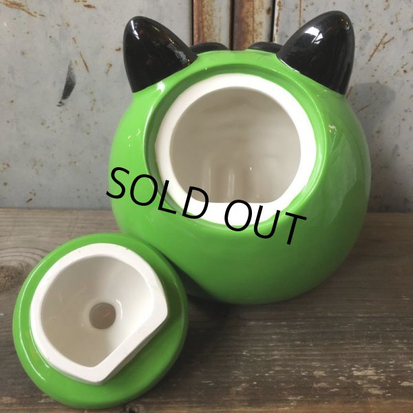 画像6: Vintage M&M's Ceramic Candy Pot Green (T809) (6)