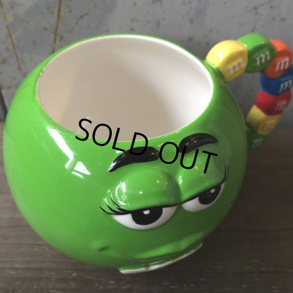 画像7: Vintage M&M's Ceramic Mug Green (T810) (7)