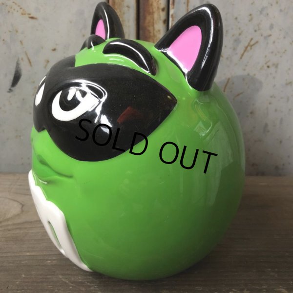 画像4: Vintage M&M's Ceramic Candy Pot Green (T809) (4)