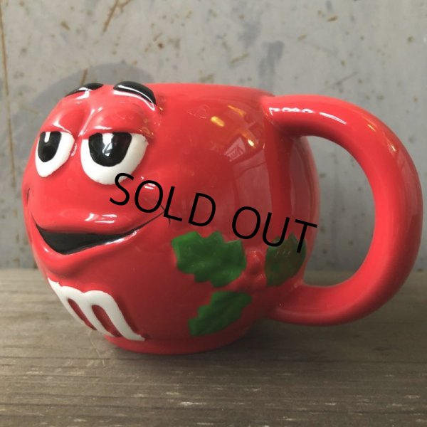 画像3: Vintage M&M's Ceramic Mug Red (T811) (3)