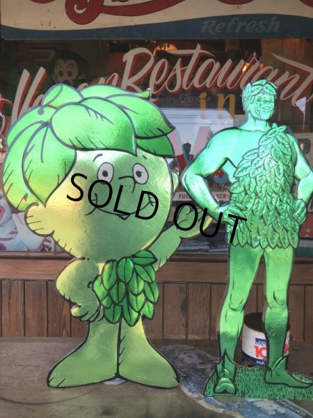 画像11: 80s Vintage Green Giant Store Display Sign (T837) (11)