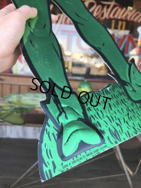 画像6: 80s Vintage Green Giant Store Display Sign (T837) (6)