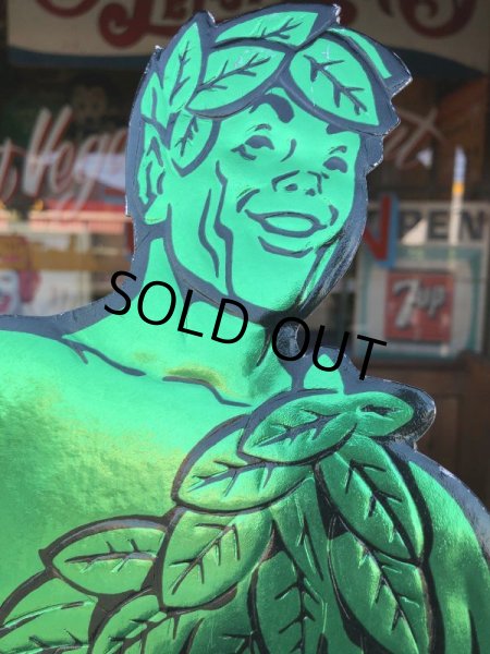 画像4: 80s Vintage Green Giant Store Display Sign (T837) (4)