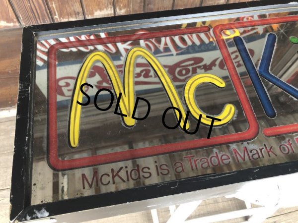 画像7: 80s Vintage McDonalds McKidS Store Display Lighted Sign (T849) (7)