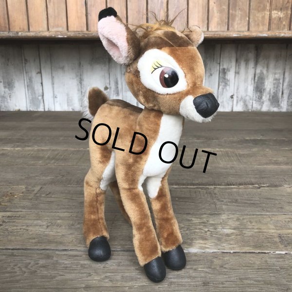 画像2: Vintage Plush Doll Disney Bambi 47cm (T861) (2)