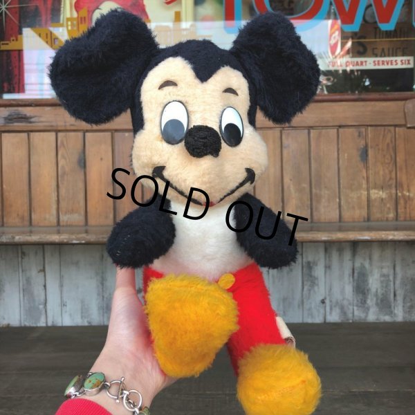 画像1: Vintage Plush Doll Disney Mickey Mouse (T850) (1)