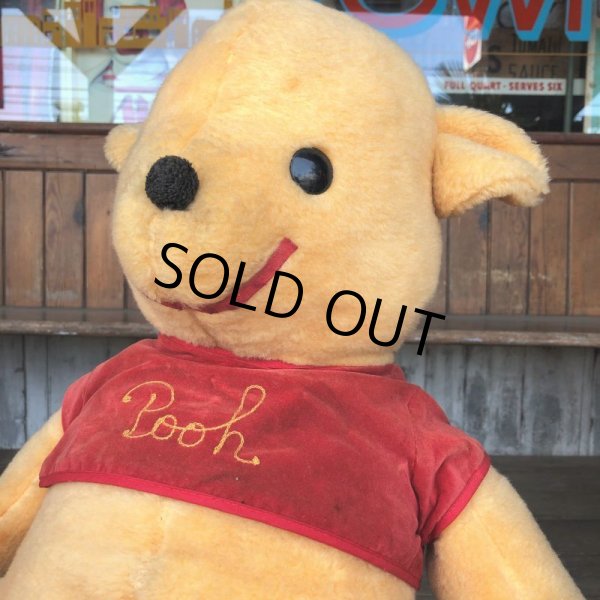 画像8: Vintage Plush Doll Disney Pooh 50cm (T856) (8)