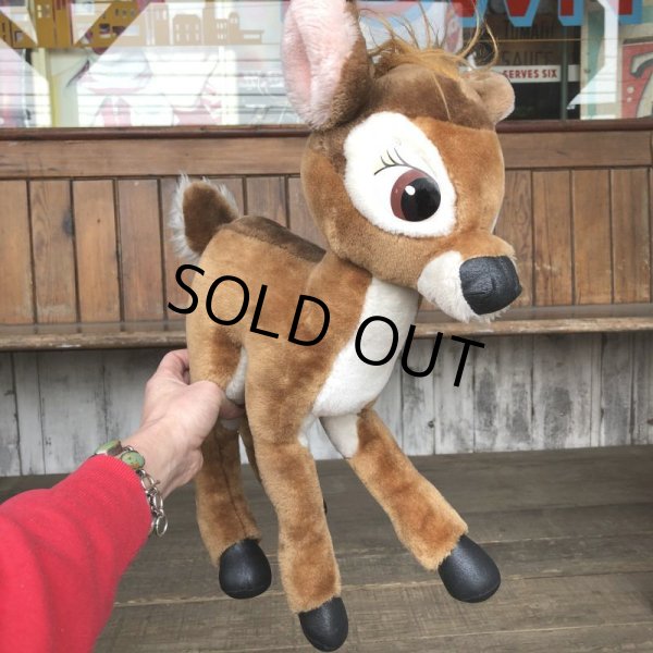 画像9: Vintage Plush Doll Disney Bambi 47cm (T861) (9)