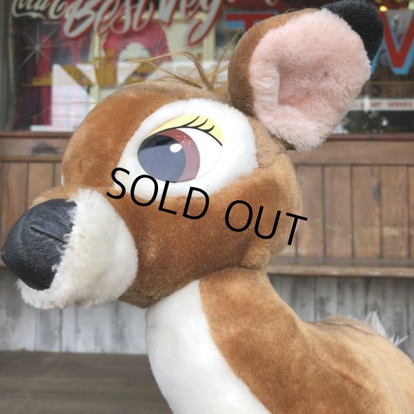 画像8: Vintage Plush Doll Disney Bambi 47cm (T861) (8)