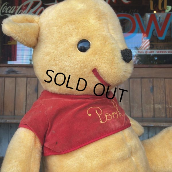 画像7: Vintage Plush Doll Disney Pooh 50cm (T856) (7)