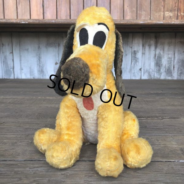 画像2: Vintage Plush Doll Disney Pluto 50cm (T854) (2)