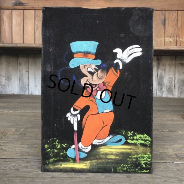 画像2: Vintage Disney Oil Paint Art Mickey Mouse (T873) (2)