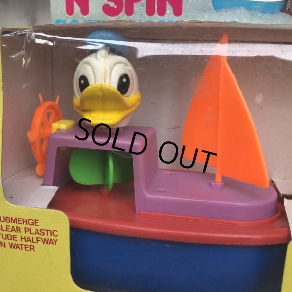 画像6: Vintage Disney Squeeze Squirt 'N Spin Donald Duck (T874) (6)