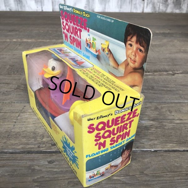 画像5: Vintage Disney Squeeze Squirt 'N Spin Donald Duck (T874) (5)
