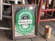 画像1: Vintage Heineken Beer Pub Mirror (T877) (1)