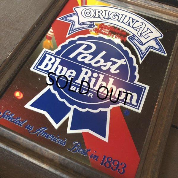 画像7: Vintage Pabst Beer Pub Mirror (T878) (7)