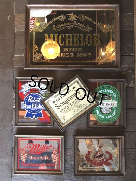画像15: Vintage Michelob Beer Pub Mirror (T880) (15)