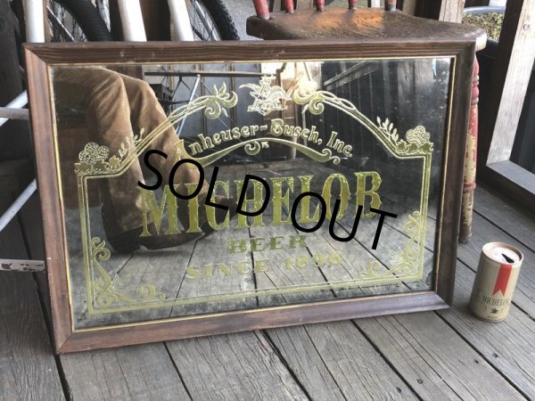 画像1: Vintage Michelob Beer Pub Mirror (T880) (1)