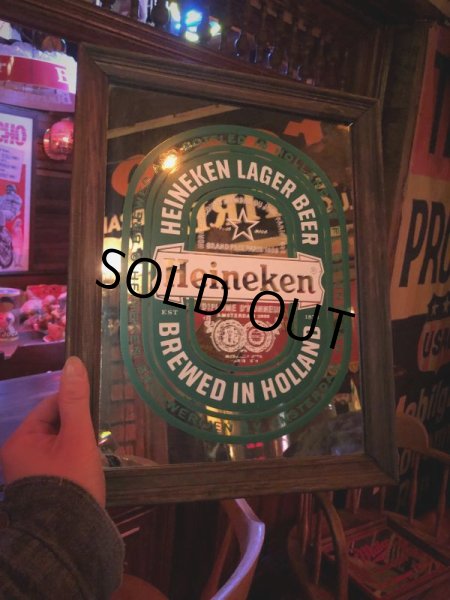 画像6: Vintage Heineken Beer Pub Mirror (T877) (6)