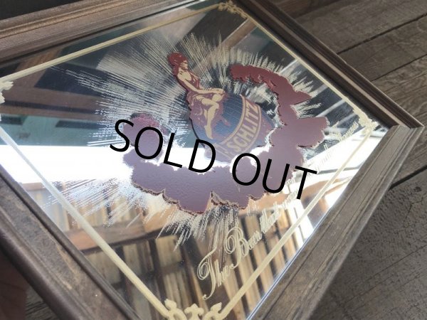画像4: Vintage SCHLITZ Beer Pub Mirror (T876) (4)