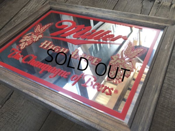 画像4: Vintage Miller Beer Pub Mirror (T875) (4)