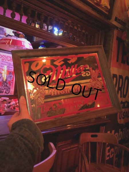 画像6: Vintage Miller Beer Pub Mirror (T875) (6)