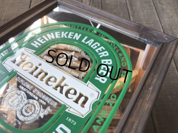 画像3: Vintage Heineken Beer Pub Mirror (T877) (3)