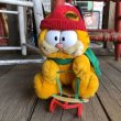 画像1: Vintage Dakin Garfield Plush Doll (T888) (1)