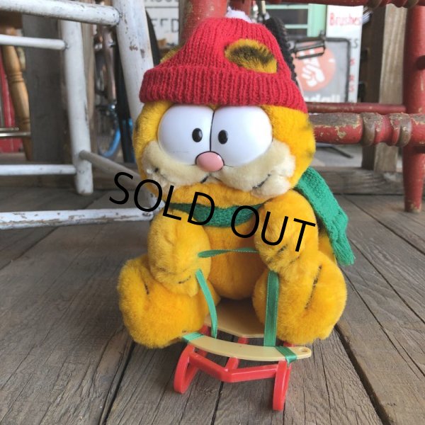 画像1: Vintage Dakin Garfield Plush Doll (T888) (1)