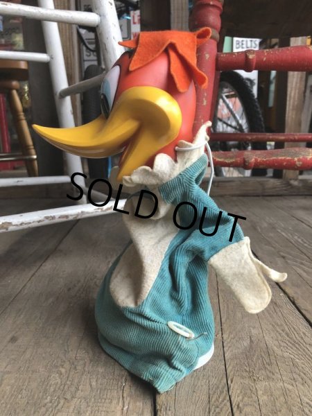 画像4: 60s Vintage Mattel Woody Woodpecker Talking Puppet Doll (T896) (4)
