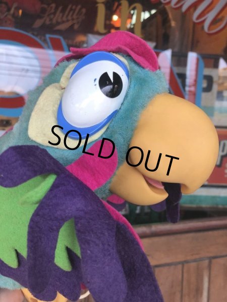 画像5: Vintage 1962 Mattel Pull String Talking Crackers the Parrot (T900) (5)