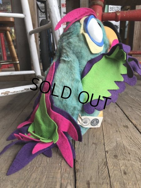 画像11: Vintage 1962 Mattel Pull String Talking Crackers the Parrot (T900) (11)