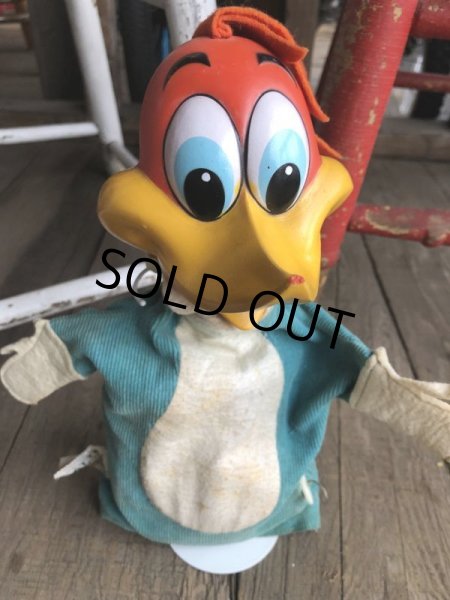 画像2: 60s Vintage Mattel Woody Woodpecker Talking Puppet Doll (T896) (2)