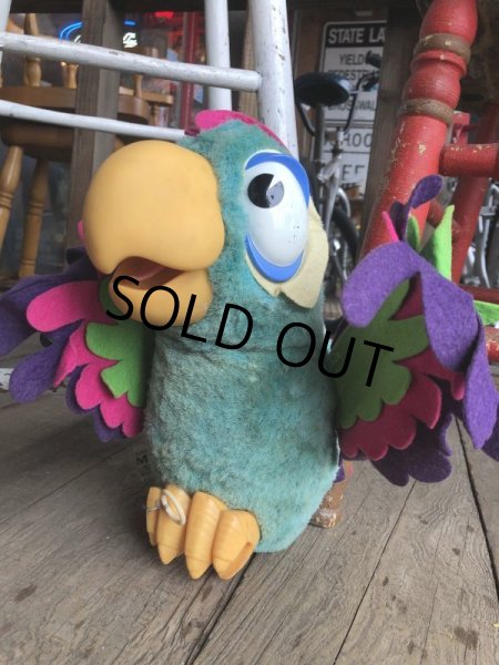 画像9: Vintage 1962 Mattel Pull String Talking Crackers the Parrot (T900) (9)