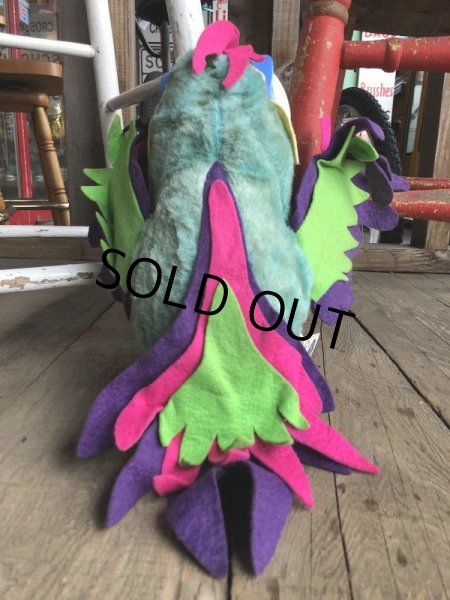 画像10: Vintage 1962 Mattel Pull String Talking Crackers the Parrot (T900) (10)