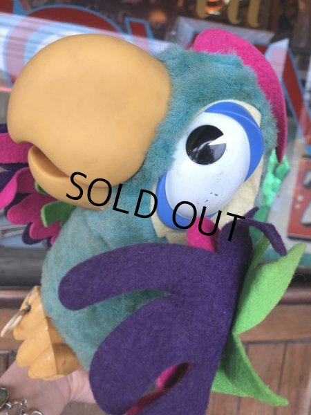 画像6: Vintage 1962 Mattel Pull String Talking Crackers the Parrot (T900) (6)