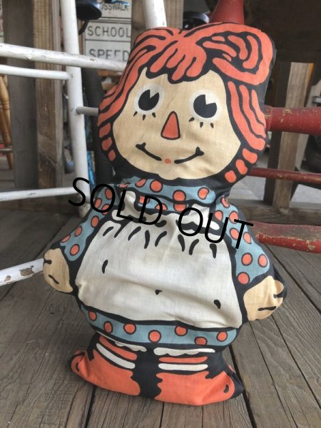 画像1: 70s Vintage Raggedy Ann Pillow Doll (Ｔ916) (1)