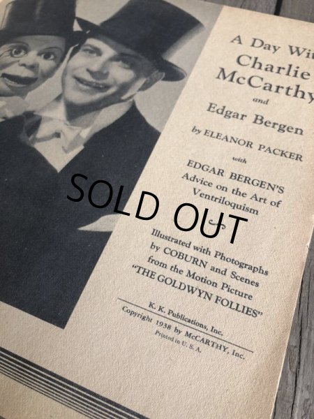 画像3: Vintage Charlie McCarthy Book (T940) (3)